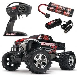 Traxxas Stampede 4X4 XL-5 RTR RC Truck w/Quick Charger Blue -Rcsuper outlet shop 219 source 1568170517