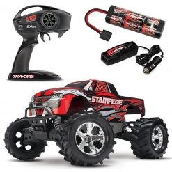 Traxxas Stampede 4X4 XL-5 RTR RC Truck w/Quick Charger Blue -Rcsuper outlet shop 220 source 1568170517
