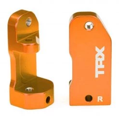 Traxxas Caster Blocks (30-degree) Orange-Anodized 6061-T6 Aluminum