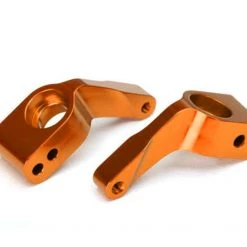 Traxxas Stub Axle Carriers, 6061-T6 Aluminum (Orange-Anodized)