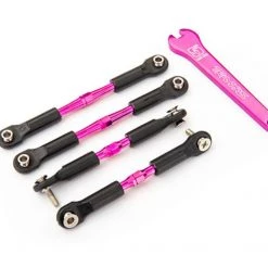 Traxxas Camber Links, Aluminum (Pink-Anodized)