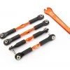 Traxxas Camber Links, Aluminum (Orange-Anodized)