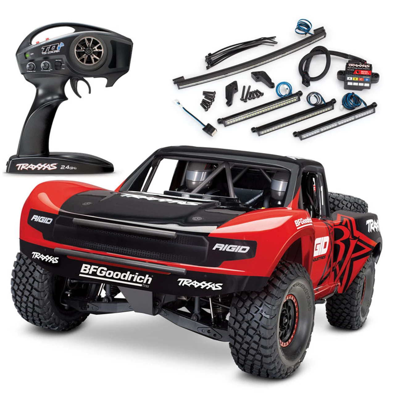 388_source_1569007011.jpg Traxxas Unlimited Desert Racer 4WD Electric Truck w/FREE LED Light Kit Rigid Industries (red/black) -Rcsuper outlet shop 388 source 1569007011