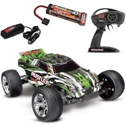 Traxxas Rustler XL-5 RTR RC Truck w/ID Battery & Quick Charger Green -Rcsuper outlet shop 442 source 1595188808