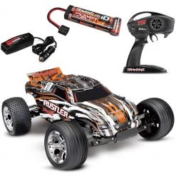 Traxxas Rustler XL-5 RTR RC Truck w/ID Battery & Quick Charger Green -Rcsuper outlet shop 443 source 1595188808