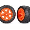 Traxxas 2.8" Anaconda Wheels, Assembled, RXT Orange: Rustler -Rcsuper outlet shop 6775A 74713.1656898025