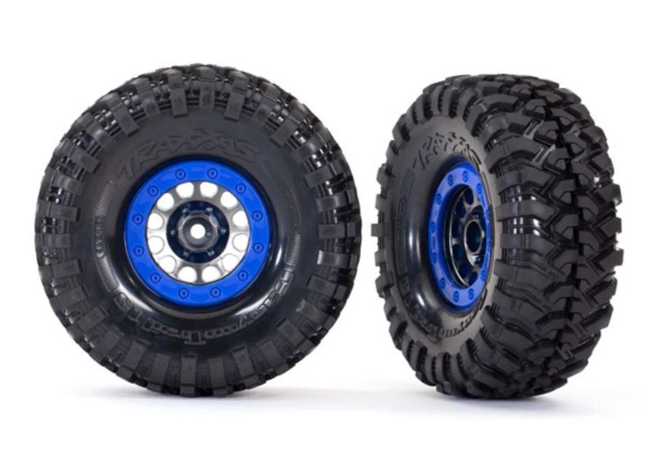 8182__57006.1657628095.jpg Traxxas Canyon Trail Assembled (Black Chrome, Blue Beadlock) Wheels(2) -Rcsuper outlet shop 8182 57006.1657628095