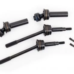 Traxxas Extreme Heavy Duty Rear Steel-Spline Constant-Velocity with 6mm Stub Axles (Complete Assembly): For use with #9080 Upgrade Kit