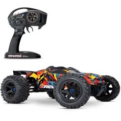 Traxxas E-Revo 2 VXL Brushless RC Monster Truck w/TSM Stability Management Solar Flare -Rcsuper outlet shop 930 source 1636732717