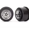 Traxxas Drag Slash Rear Wheels, Weld Chrome With Black -Rcsuper outlet shop 9473R 63448.1656282234