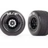 Traxxas Drag Slash Rear Wheels, Assembled, Weld Gloss Black -Rcsuper outlet shop 9475 72750.1656283867