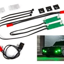 Traxxas Drag Slash Complete LED Front Light Set (Green)