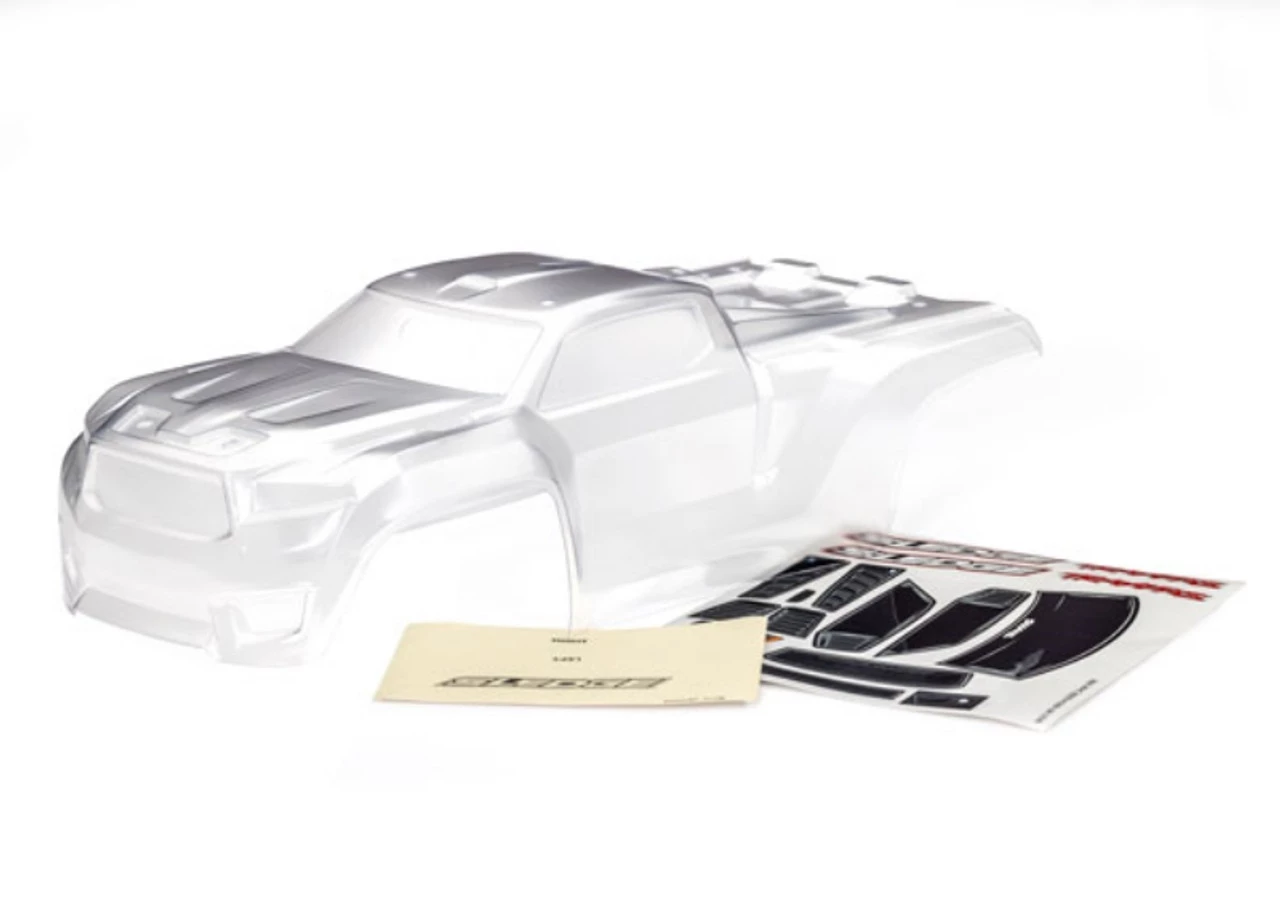 9511__89121.1659306514.jpg Traxxas Sledge Body (Clear, Unpainted) -Rcsuper outlet shop 9511 89121.1659306514