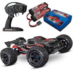 Traxxas Sledge 6S 4WD Brushless RTR Monster Truck w/6S LiPo & Dual Charger Combo Red -Rcsuper outlet shop 974 source 1649277962