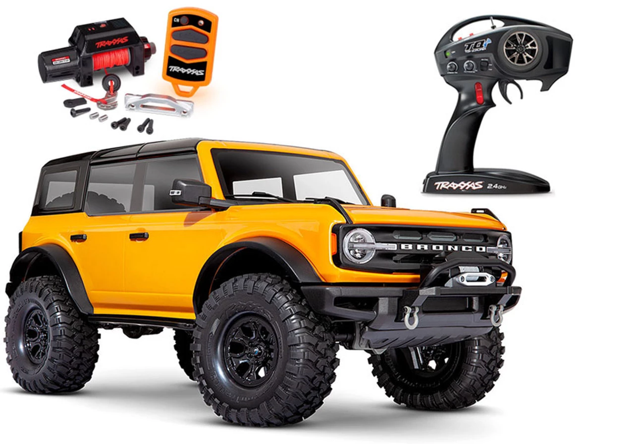 991_source_1657127120.jpg Traxxas TRX-4 2021 Ford Bronco 4WD RTR Crawler Trail Truck: W/FREE WINCH KIT #8855 Oxford White -Rcsuper outlet shop 991 source 1657127120