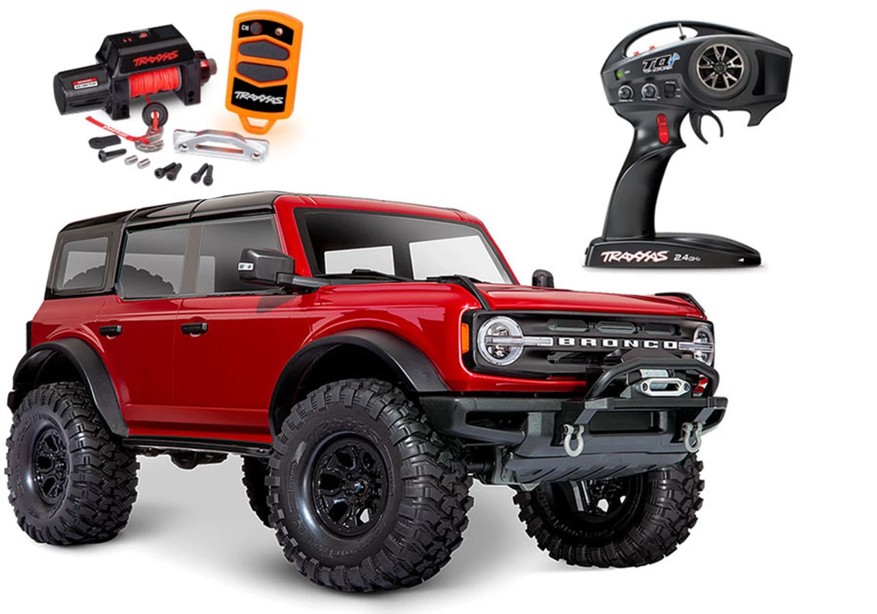 993_source_1657127120.jpg Traxxas TRX-4 2021 Ford Bronco 4WD RTR Crawler Trail Truck: W/FREE WINCH KIT #8855 Oxford White -Rcsuper outlet shop 993 source 1657127120