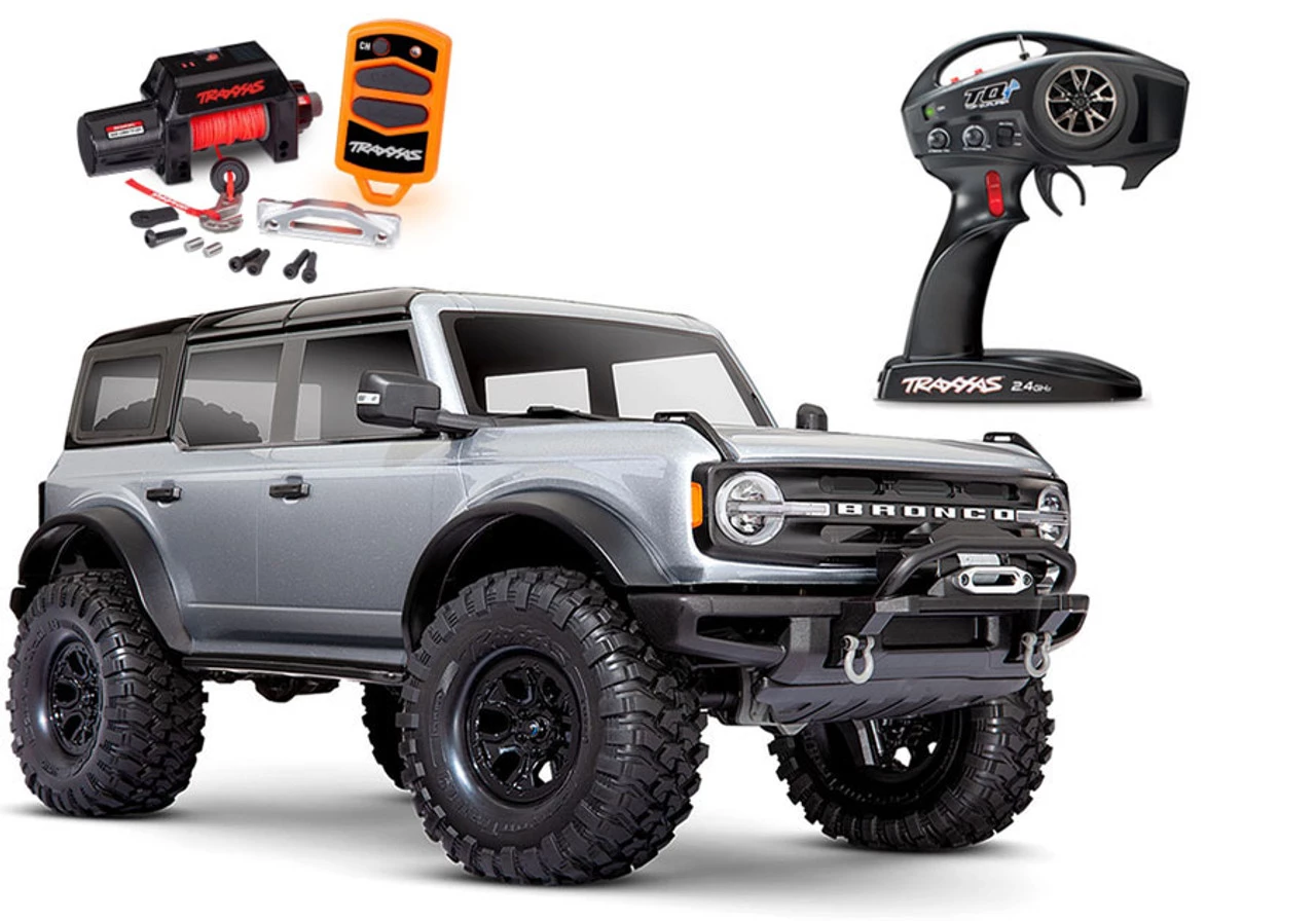 995_source_1657127120.jpg Traxxas TRX-4 2021 Ford Bronco 4WD RTR Crawler Trail Truck: W/FREE WINCH KIT #8855 Oxford White -Rcsuper outlet shop 995 source 1657127120