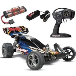 Traxxas Bandit VXL Brushless RTR RC Buggy w/TSM, iD & Quick Charger