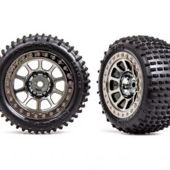 Traxxas Alias Rear 2.2" Assembledwith Foam Inserts - Black Chrome