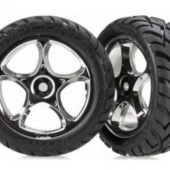 Traxxas Bandit Front Anaconda Street Tires & Chrome Wheels