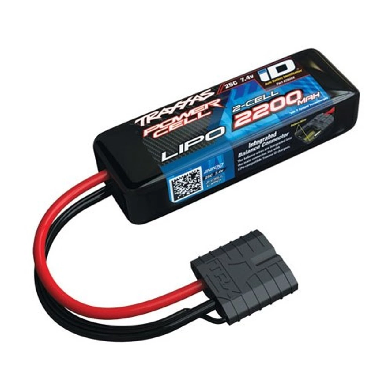 TRA2820X-2__75331.1562598638.jpg Traxxas 2200mAh 7.4V 25C 2S iD LiPo Battery for 1/16 Models -Rcsuper outlet shop TRA2820X 2 75331.1562598638
