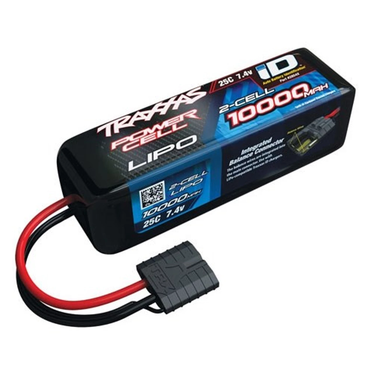TRA2854X-2__63086.1562599205.jpg Traxxas 10000mAh 2S 7.4V 25C iD LiPo Battery Pack w/iD Connector -Rcsuper outlet shop TRA2854X 2 63086.1562599205
