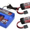 Traxxas EZ-Peak Plus Charger 2x 5000mAh 11.1V iD Battery Combo E-REVO BRUSHLESS -Rcsuper outlet shop TRA2970 2x2872X ERVO 2 72981.1562600207