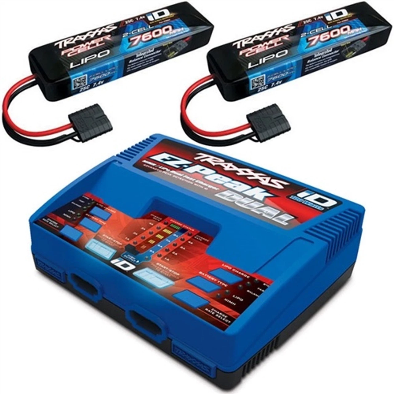 TRA2972-2xTRA2869X-SPARTAN-2__87514.1562600236.jpg Traxxas EZ-Peak DUAL LiPo Charger & 2x 7600mAh 2S Batts SPARTAN BRUSHLESS COMBO -Rcsuper outlet shop TRA2972 2xTRA2869X SPARTAN 2 87514.1562600236