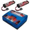 Traxxas EZ-Peak DUAL LiPo Charger & 2x 5000mAh 3S Batts E-REVO BRUSHLESS COMBO -Rcsuper outlet shop TRA2972 2xTRA2872X ERVO 2 41030.1562600215