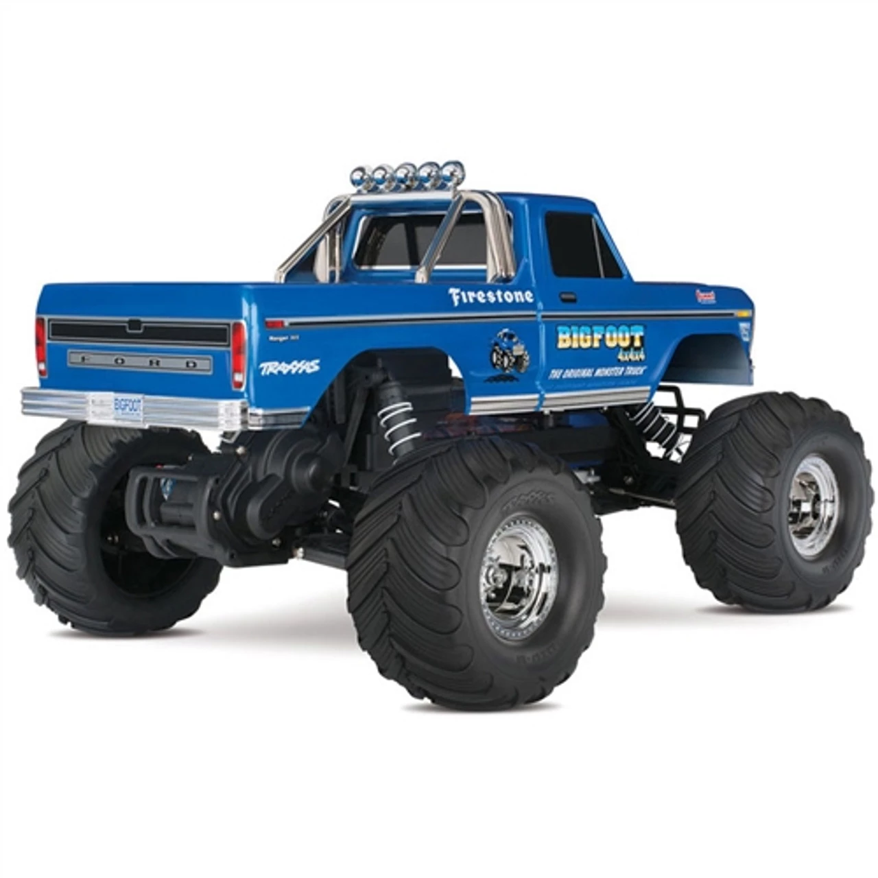 Traxxas BIGFOOT Classic 2WD RTR RC Truck w/Battery & Quick Charger Bluex 4 Traxxas BIGFOOT Classic 2WD RTR RC Truck w/Battery & Quick Charger Bluex - Image 4