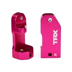 Traxxas Pink Aluminum 30-Degree Caster Block Set: Rustler, Stampede, Slash