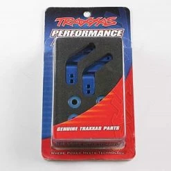 Traxxas Blue Aluminum Rear Stub Axle Carriers: Slash 2WD, Rustler, Stampede 2WD, Bandit