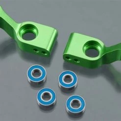 Traxxas Green Aluminum Stub Axle Carriers - Slash 2WD Rustler Stampede 2WD Bandit