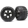 Traxxas Front All-Star Black Chrome Wheels w/Talon Tires: Stampede VXL -Rcsuper outlet shop TRA3669A 2 86462.1562582439