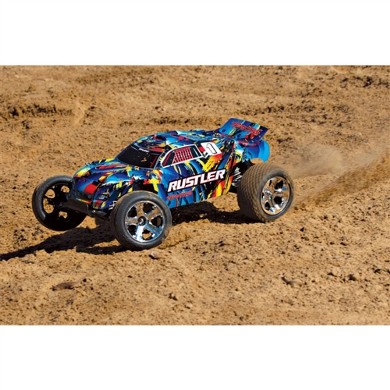 TRA37054-4-5__77214.1562667551.jpg Traxxas Rustler XL-5 RTR 1/10 RC Stadium Truck (no batt/charger) Green -Rcsuper outlet shop TRA37054 4 5 77214.1562667551