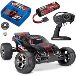 Traxxas Rustler VXL Brushless RTR RC Truck 70+MPH LiPo Combo Yellow