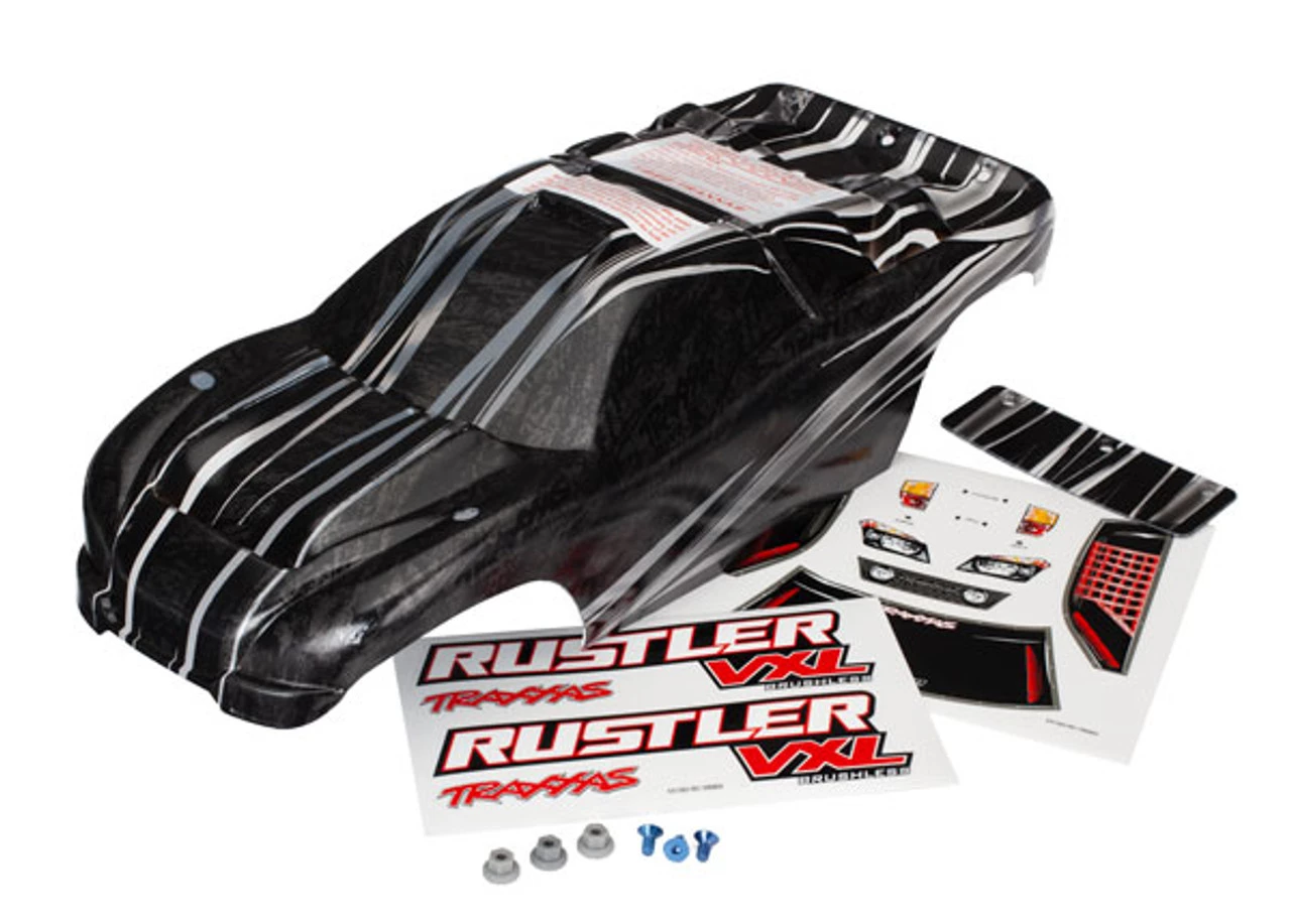 TRA3719__10691.1572463678.jpg Traxxas Rustler VXL ProGraphix Body w/Decals (requires final paint color) -Rcsuper outlet shop TRA3719 10691.1572463678