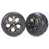Traxxas Front Black Chrome All-Star Wheels w/Anaconda Tires: Stampede, Rustler 2 Traxxas Front Black Chrome All-Star Wheels w/Anaconda Tires: Stampede, Rustler -Rcsuper outlet shop TRA3776A 2 05684.1562582196