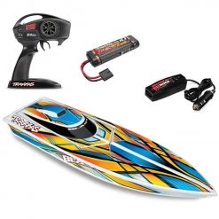Traxxas Blast Electric RC Boat w/ID Battery & Quick Charger Orange -Rcsuper outlet shop TRA38104 1 3 37656.1562597592