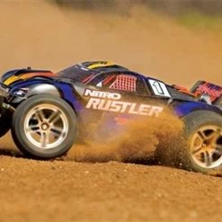 Traxxas Nitro Rustler RTR w/TRX 2.5 & TQ 2.4GHz Radio -Rcsuper outlet shop TRA44094 9 32971.1562594610
