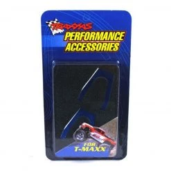 Traxxas Blue Aluminum Throttle Servo Mounts: T-Maxx .15, 2.5, 3.3