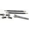 Traxxas 112mm Front Black Aluminum Toe Link Tubes for E-Maxx & T-Maxx 3.3 -Rcsuper outlet shop TRA5141A 2 94749.1562601036