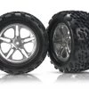 Traxxas Talon Tires & 3.8" Satin Wheels for Maxx/Revo w/14mm Hex