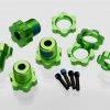 Traxxas 17mm Splined Green Aluminum Wheel Hubs, Nuts & Screw Pins (4) -Rcsuper outlet shop TRA5353G 2 49766.1562601141