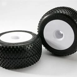 Traxxas Response Pro Tires & White Dished Wheels w/17mm Splined Hex (2)