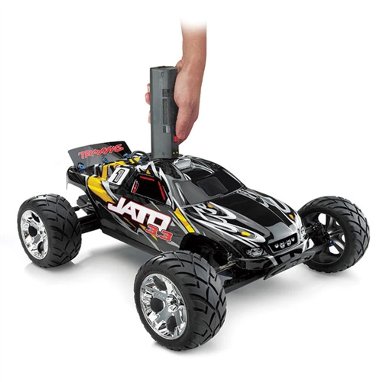 TRA55077-3-9__73449.1596634365.jpg Traxxas Jato 3.3 2WD Truck RTR w/TQi, TSM & Telemetry Included Orange -Rcsuper outlet shop TRA55077 3 9 73449.1596634365