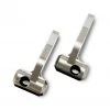 Traxxas Aluminum 25 Degree Steering Blocks, Left & Right (Titanium Anodized): Jato
