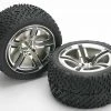 Traxxas Assembled/Glued Rear Tires & Wheels: Jato 2.5 & 3.3 -Rcsuper outlet shop TRA5573 67318.1567111736