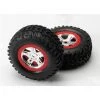 Traxxas S1 Mounted Racing Tire (2) w/14mm Hub FR & R Slayer -Rcsuper outlet shop TRA5973R 2 57852.1562582701