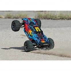 Traxxas Rustler 4x4 VXL RTR Stadium Truck (no Batt/Charger) Blue -Rcsuper outlet shop TRA67076 4 8 40733.1562670182